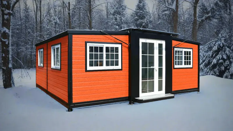 0206Dlx Deluxe Prefab Folding House – 19Ft X 20Ft Two-Bedroom Mobile Unit With Full Bathroom & Pre-Wired Kitchen 1