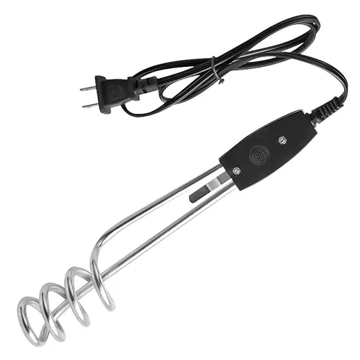 1000W Portable Immersion Water Heater – 10-Inch 110V Electric Heating Rod For Buckets & Containers (Wh1010S) 1
