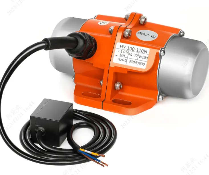 100W Concrete Vibrator Motor – Industrial-Grade Vibration Shaker For Concrete Slabs, Forms & Pre-Cast Tables 1