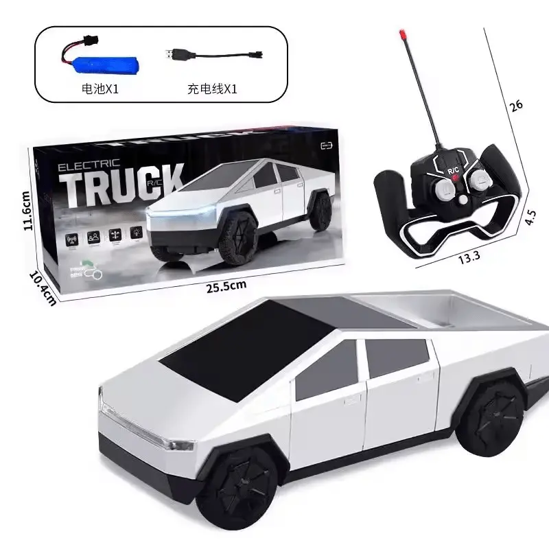 1:16 Scale Rc Cybertruck Replica – Alloy Die-Cast Remote-Controlled Toy Vehicle 1