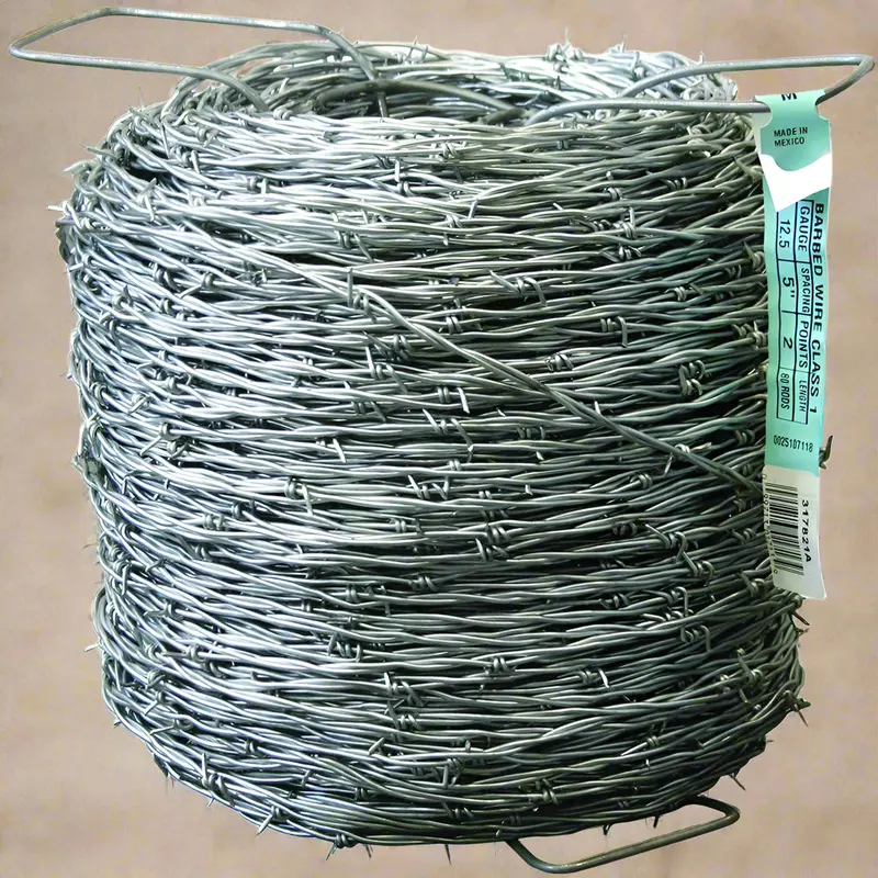 1320-Foot Galvanized 12.5-Gauge 2-Point Barbed Wire Roll – Farm & Ranch Fencing 1