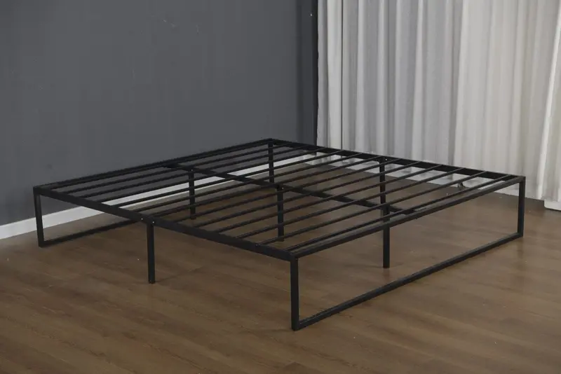 14-Inch Minimalist Metal Platform Bed – Box Spring-Free Support Frame For Twin Through King Mattresses 1