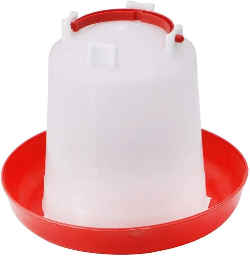 14-Liter Leak-Proof Chicken Waterer – Durable Plastic Poultry Drinker For Coops And Free-Range Use – 14Lcw 1