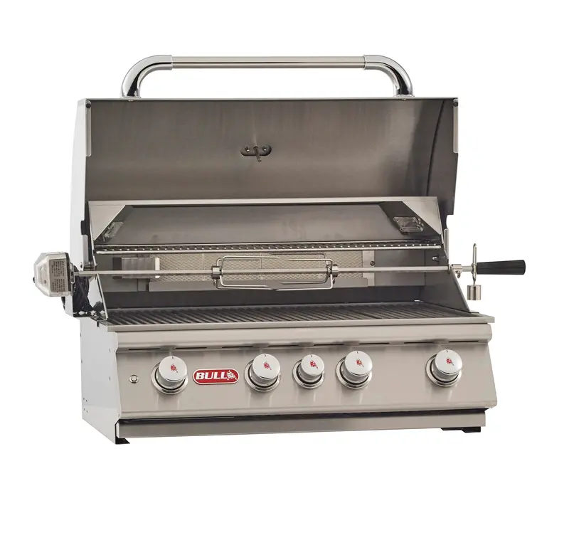 30-Inch Angus Drop-In Propane Grill With Illuminated Controls – 4 Burner, 75,000 Btu 1