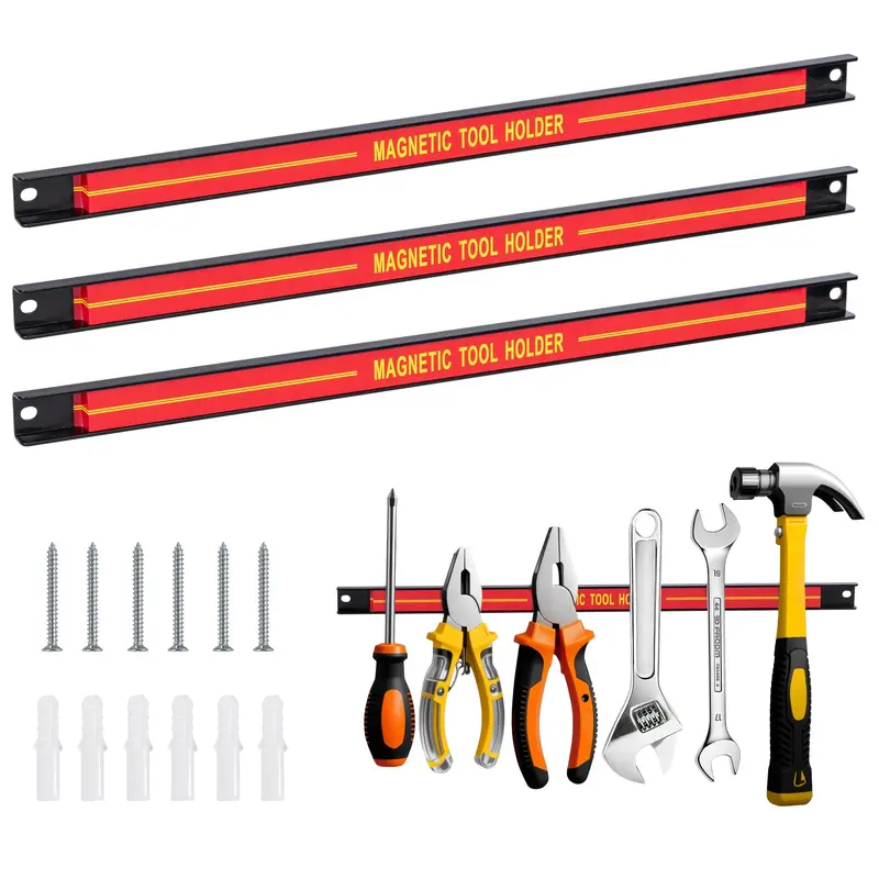 45Cm Heavy-Duty Magnetic Tool Bar – Wall-Mounted Workshop Organizer Ammth45 1