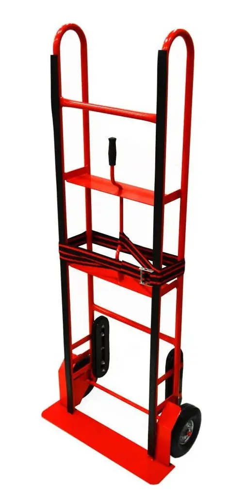 750-Lb Capacity Two-Wheel Appliance Dolly – Steel Hand Truck With Straps And 7.5-Inch Pneumatic Wheels 1