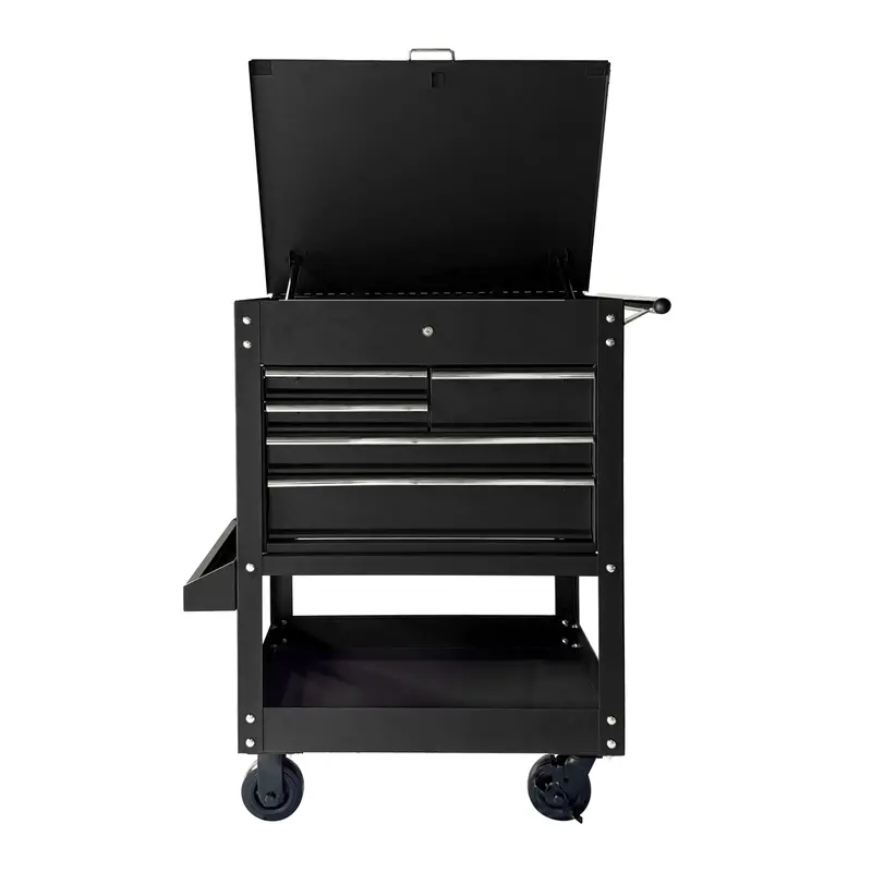 8-Drawer Rolling Tool Cabinet – Heavy-Gauge Steel Garage Storage With Ball-Bearing Slides 1