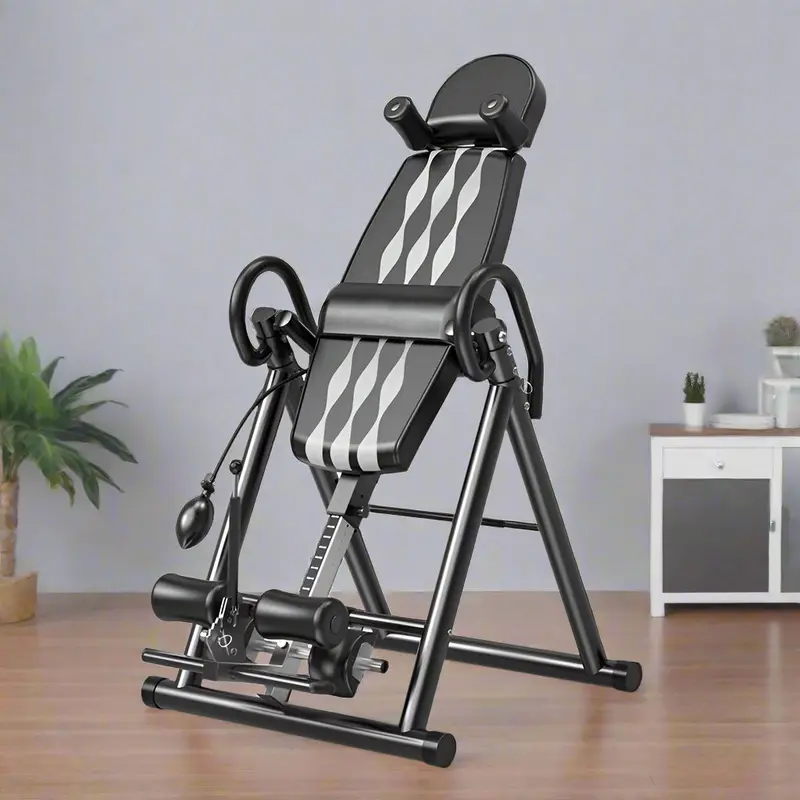 Adjustable Folding Inversion Table – Gravity-Based Back Stretching System For Pain Relief & Spinal Decompression | Bt01V0 1