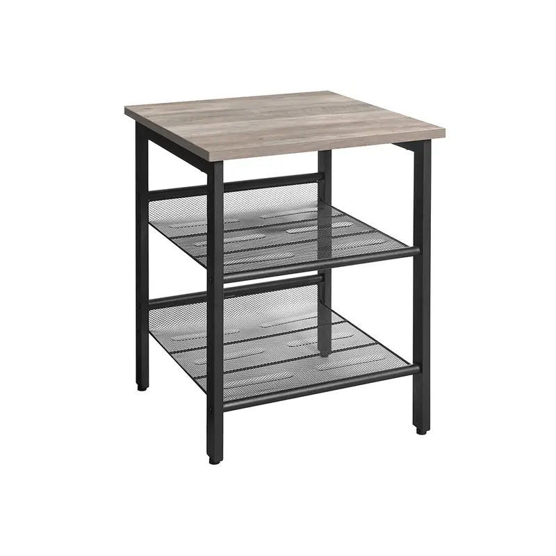 Adjustable Nightstand Featuring Two Customizable Shelf Heights 1