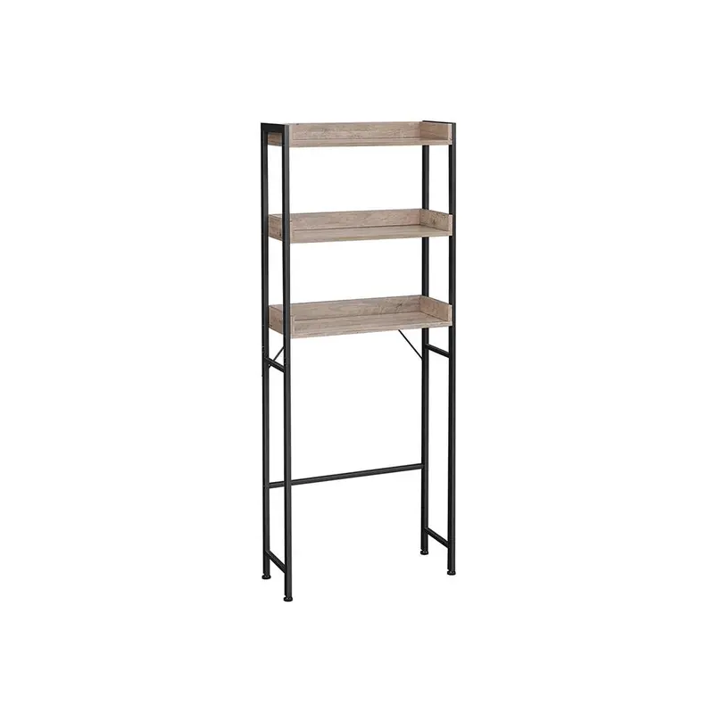 Alinru Over-Toilet Storage Rack With Three Adjustable Tiers 1