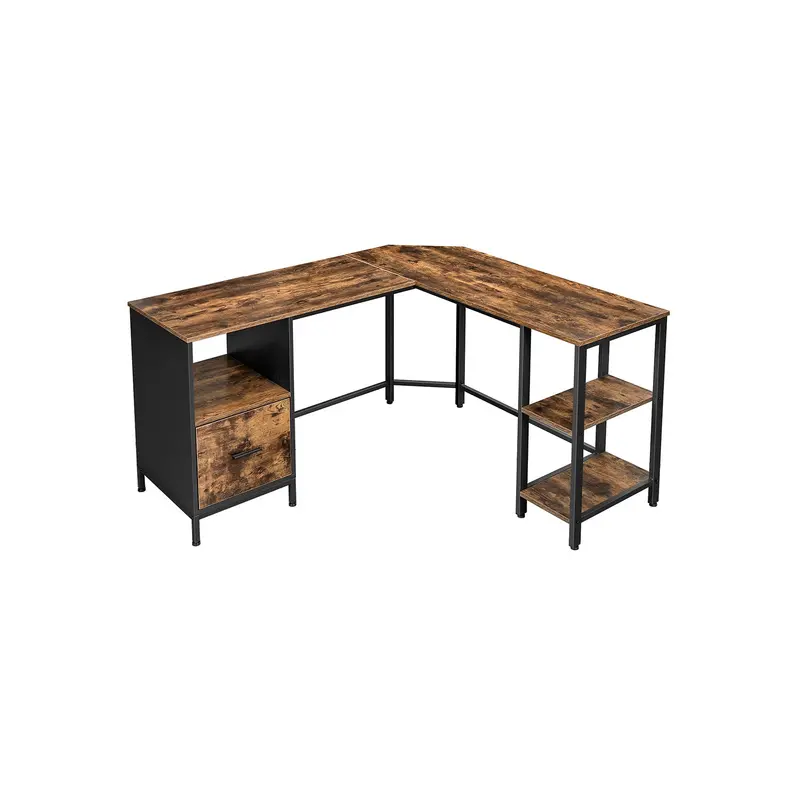 All-In-One Desk With Built-In File Storage 1