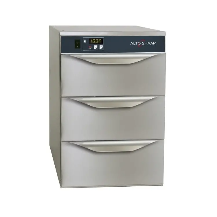 Alto-Shaam 500-3Dn Triple-Stacked Narrow Halo Heat Warming Drawers 1