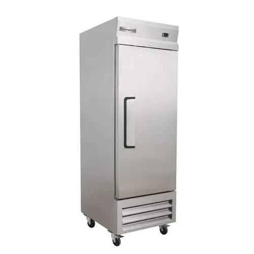 American Chef 27-Inch Solid-Door Reach-In Freezer – Left-Hinged (F1S-27-L) 1