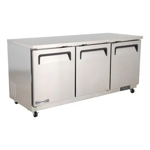 American Chef 72-Inch Triple-Door Undercounter Freezer 1