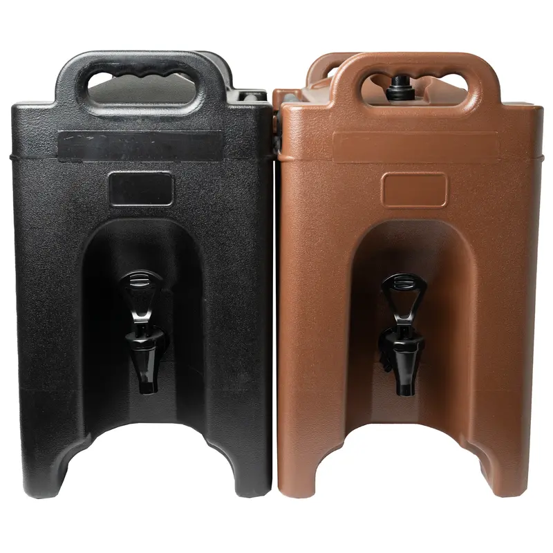 American Chef Bd-2.5G Brown: Insulated 2.5-Gallon Hot & Cold Beverage Dispenser – Brown 1