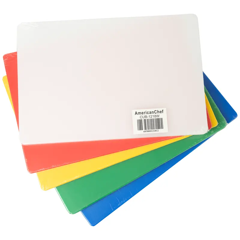 American Chef Cub-1218Y Small Yellow Haccp Cutting Board – 12" X 18" X 0.5", Portable Food Safety Tool 1