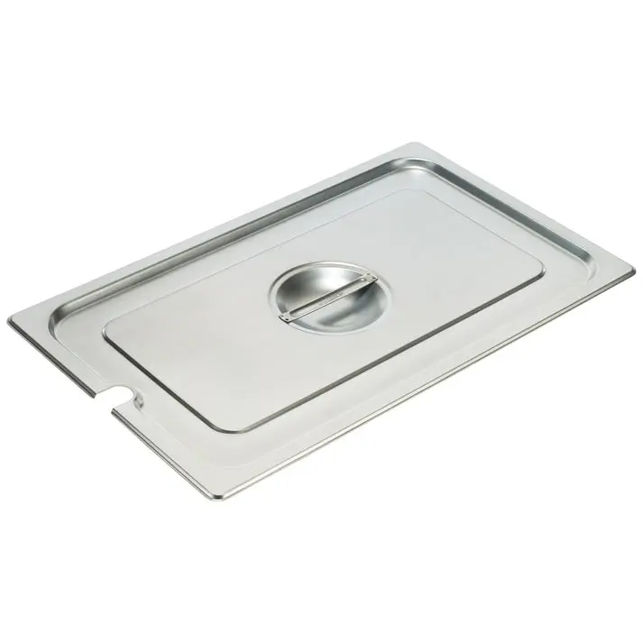American Chef Spl-1Slot Full-Size Slotted Steam Pan Lid — 18/8 Stainless Steel, Nsf Certified 1