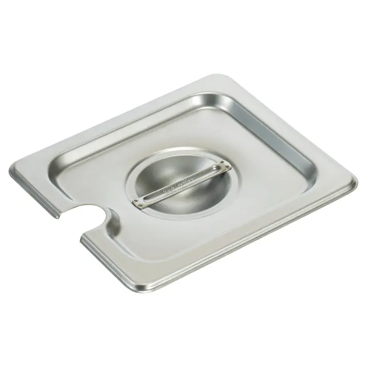 American Chef Spl-6Slot 1/6-Size Perforated Steam Pan Cover — Premium 18/8 Stainless Steel, Nsf Listed 1