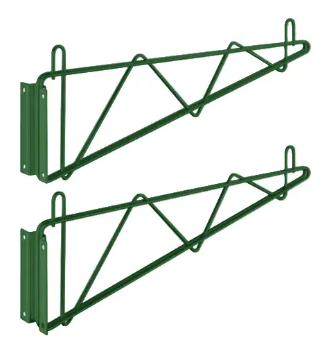 American Chef Wb-24E Epoxy-Coated Brackets For 24" Single-Tier Wire Shelving 1