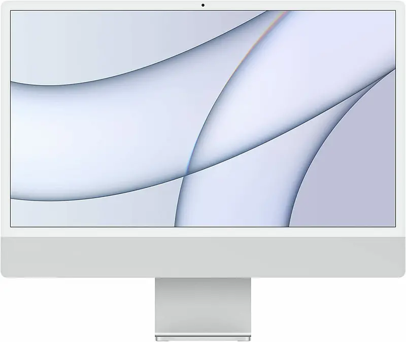 Apple Imac 24-Inch (2021 Spring) – M1 Chip, 4.5K Retina Display, 8Gb Ram, 256Gb Ssd, Silver 1