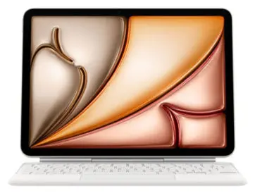 Apple Magic Keyboard For 13-Inch Ipad Air (M3) – White, Us Layout (Model Mdfw4Ll/A) 1