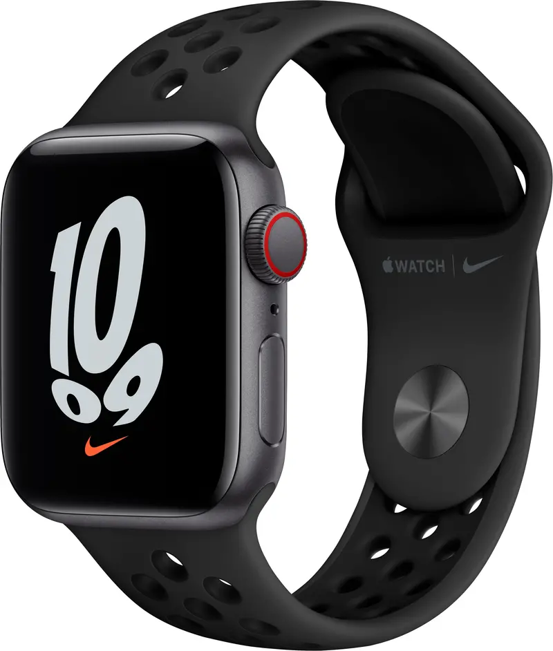 Apple Watch Nike Se (Gps + Cellular) – 44Mm Space Gray Aluminum – Anthracite Sport Band – Mkrx3Ll/A 1