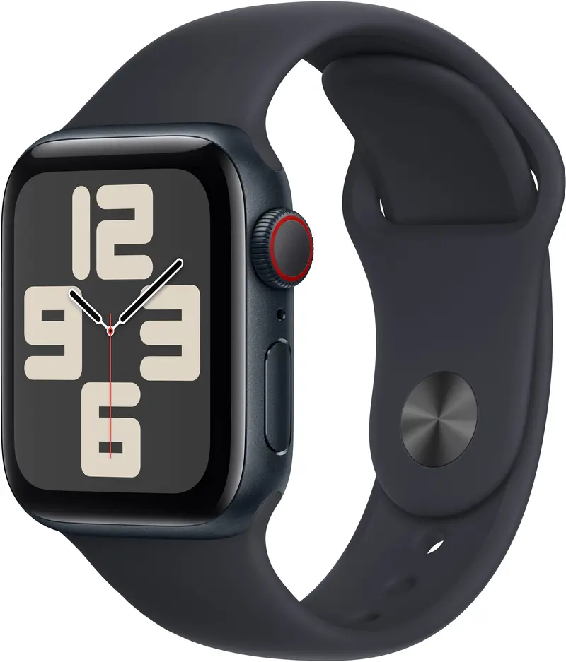 Apple Watch Se (2Nd Gen, 2023) 40Mm Gps + Cellular – Midnight Aluminum Case With Midnight Sport Band (M/S) 1