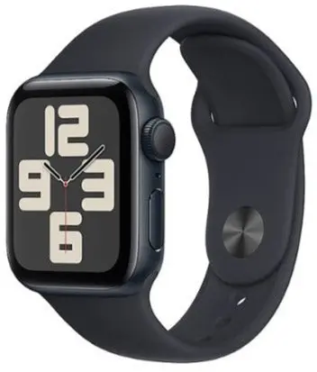 Apple Watch Se (2Nd Gen, 2023) 40Mm Gps – Midnight Aluminum Case With Midnight Sport Band (M/S) – Model Xe735Ll/A – Refurbished 1