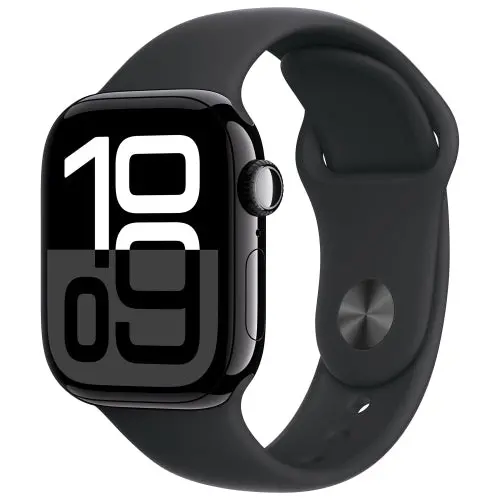 Apple Watch Series 10 (Gps) 42Mm – Jet Black Aluminum Case & Black Sport Band (M/S) 1