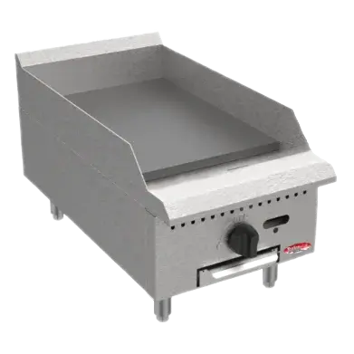 Bakemax America Bacg15 15-Inch Manual Gas Griddle – Commercial Countertop 1