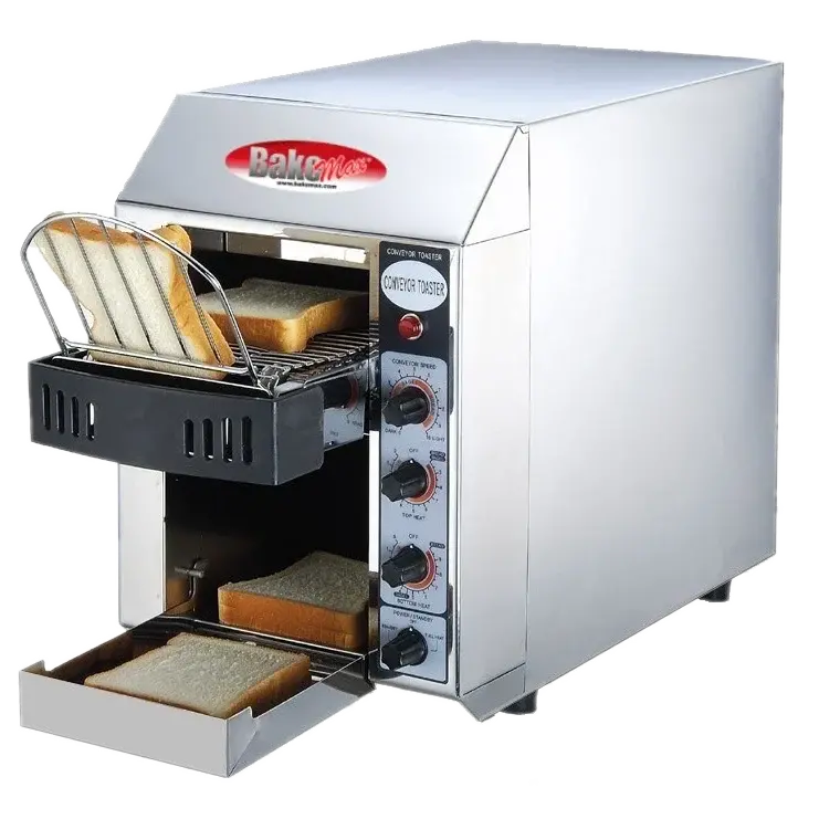 Bakemax Bmct150 Single-Slot Wide Conveyor Toaster For Countertop Use 1
