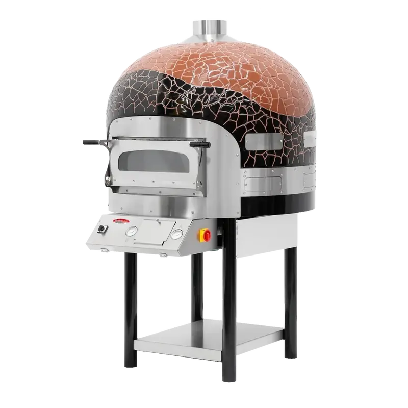 Bakemax Commercial Electric Rotating Pizza Oven – Floor-Mounted Model 1