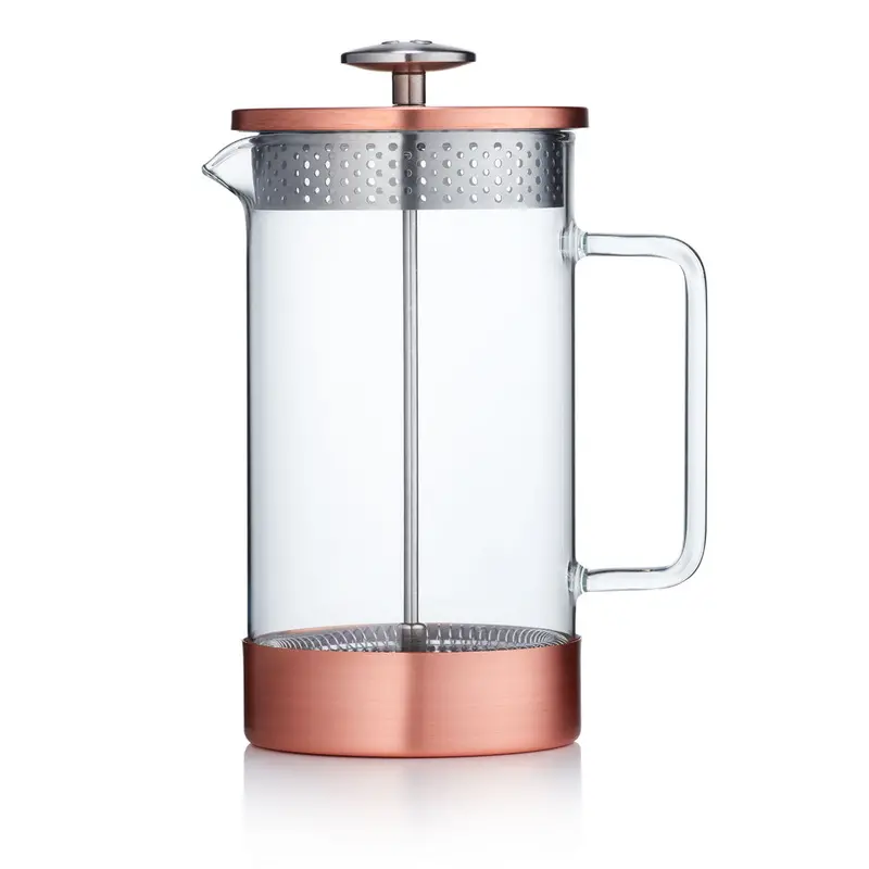 Barista & Co Core French Press – 8-Cup (1L) Stainless Steel 1