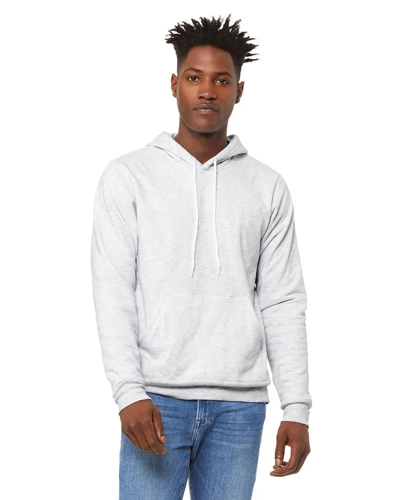 Bella + Canvas 3719 Unisex Sponge Fleece Pullover Hooded Sweatshirt 1