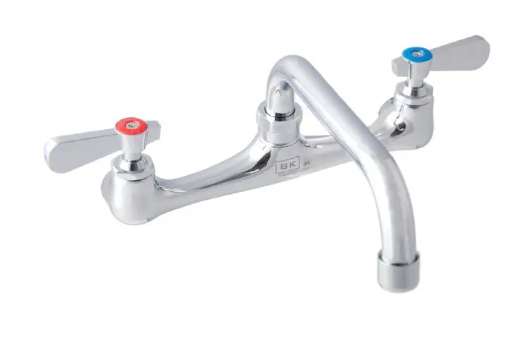 Bk Resources 8-Inch Centersplash-Mount Faucet With 10-Inch Swing Spout 1