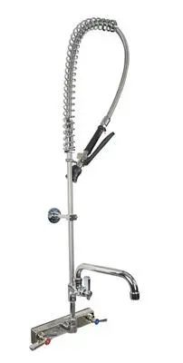Bk Resources Evolution 8" Splash-Mount Pre-Rinse Faucet With Add-On Faucet 1