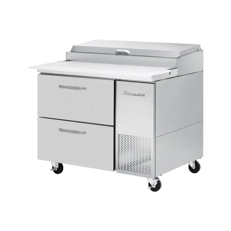 Blue Air Bapp44-D2-Hc 44-Inch Pizza Prep Station With Two Refrigerated Drawers 1