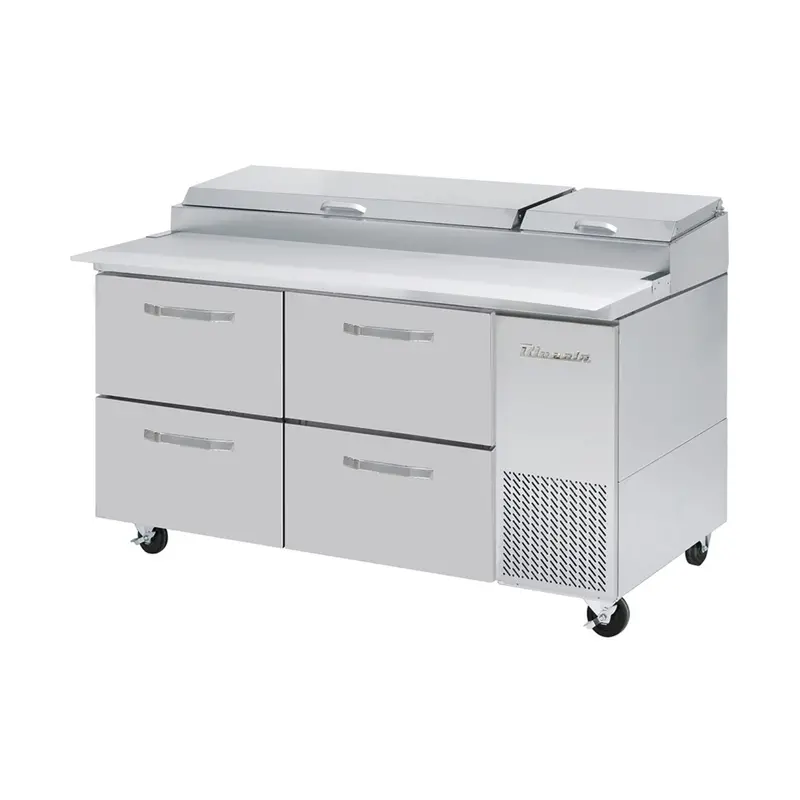 Blue Air Bapp67-D4-Hc 67-Inch Pizza Prep Table With Four Drawers 1