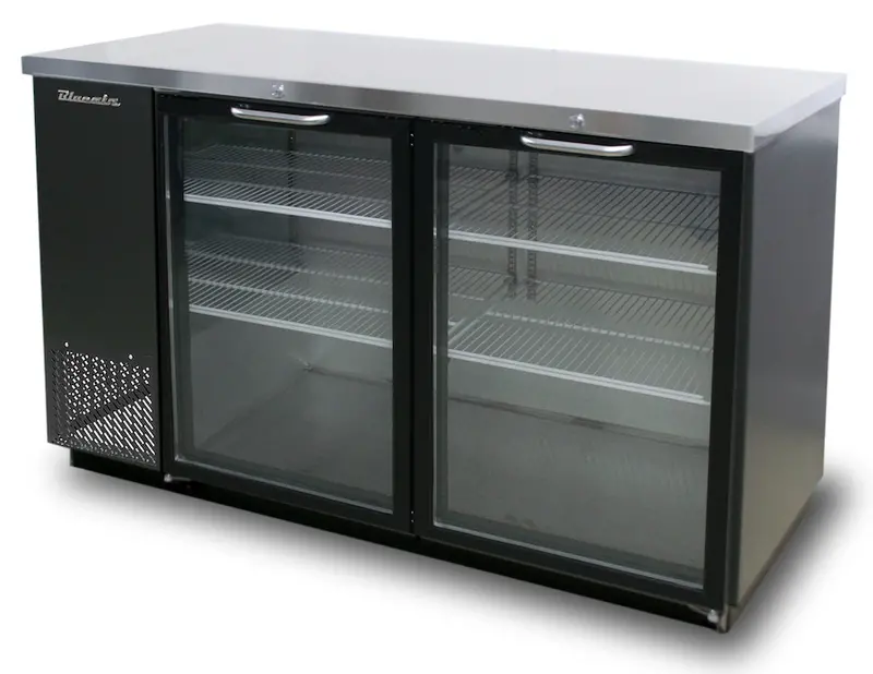 Blue Air Bbb59-2Bg-Hc 59-Inch Glass-Door Back Bar Chiller 1
