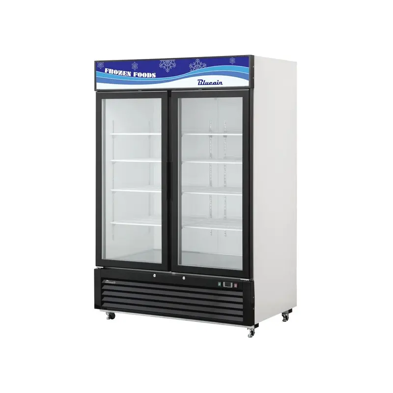 Blue Air Bkgf49-Hc Two-Door Glass Door Merchandiser Freezer – 49" Commercial Frozen Display 1
