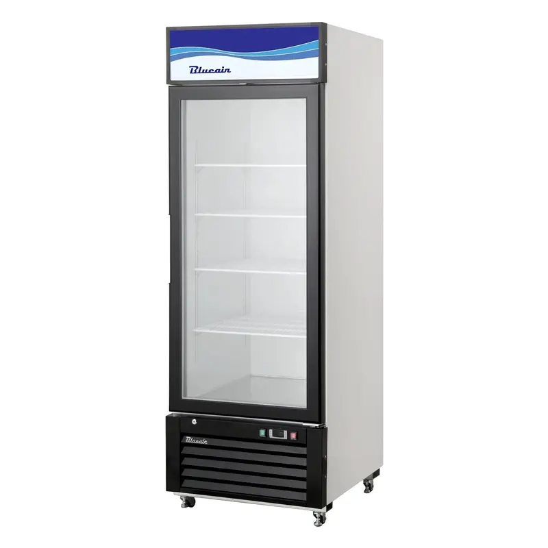 Blue Air Bkgm14-Hc Single-Door Glass Door Merchandiser Refrigerator – 14" Mini Display Unit 1