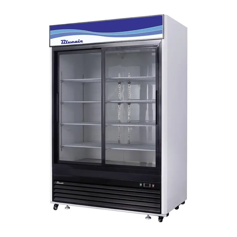 Blue Air Bkgm48Sl-Hc Two-Door Glass Door Merchandiser Refrigerator – 48" Slim-Line Model 1