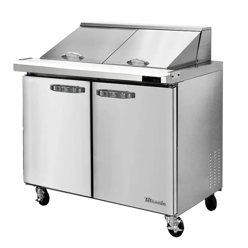 Blue Air Blmt28-D2-Hc Mega Top Sandwich Prep Drawer – 28" Dual-Temperature Compartment 1