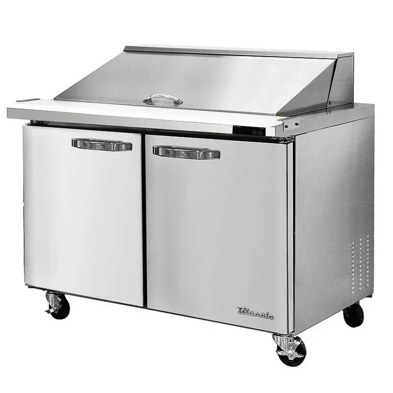 Blue Air Blmt36-Hc Mega Top Sandwich Prep Table – 36" Vancouver-Style Refrigerated Unit 1