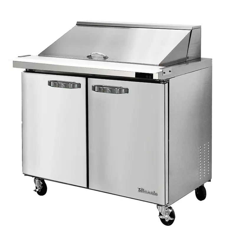 Blue Air Blmt48-Hc Mega Top Sandwich Prep Table – 48" High-Performance Work Surface 1