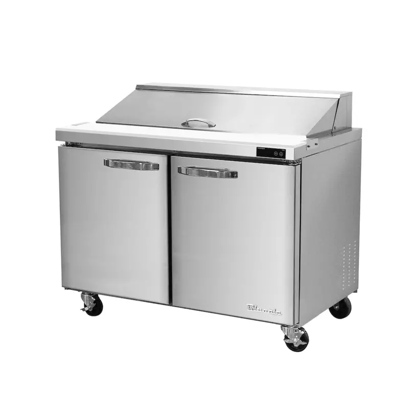 Blue Air Blpt36-Hc Two-Door Sandwich Prep Table – 36" Vancouver Refrigerated Unit 1