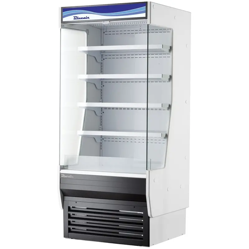 Blue Air Bod-36G Glass-Front Open Merchandising Display Unit 1
