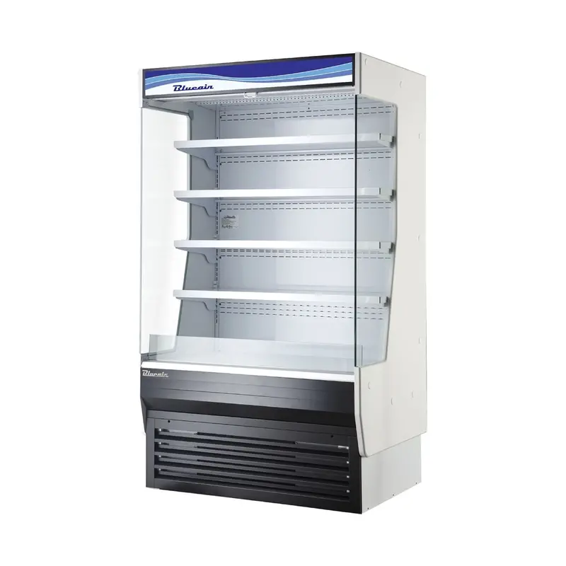 Blue Air Bod-60G Glass-Door Open Display Case – 60" Width 1