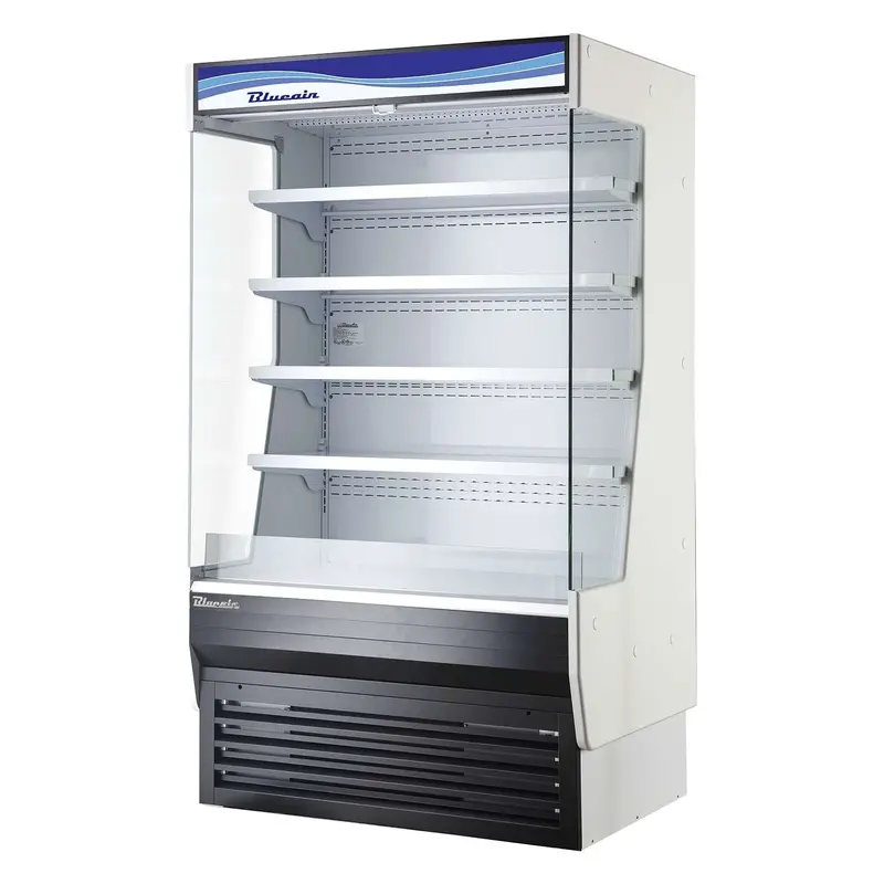 Blue Air Bod-72G Glass-Door Open Display Case – 72" Width 1