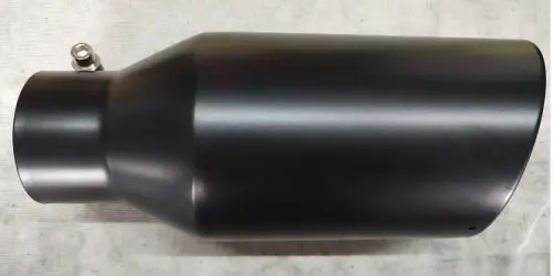 Bolt-On Exhaust Tips – Black Or Polished Stainless Steel, Slant-Cut Rolled-Edge Designs In Multiple Sizes 1